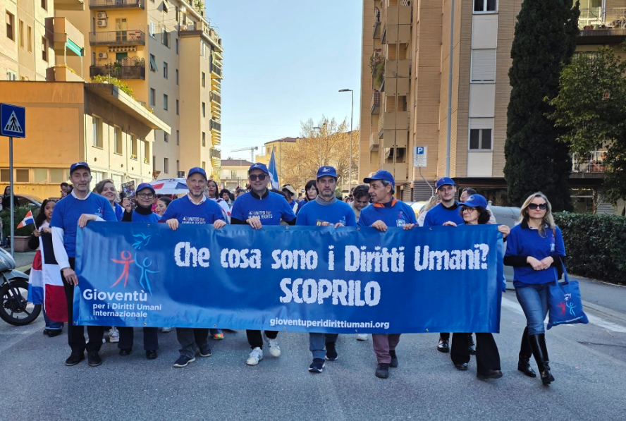 A human rights awareness campaign in Italy