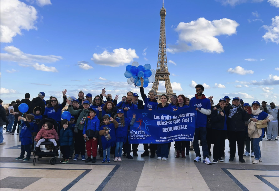 Marching for Human Rights in Paris